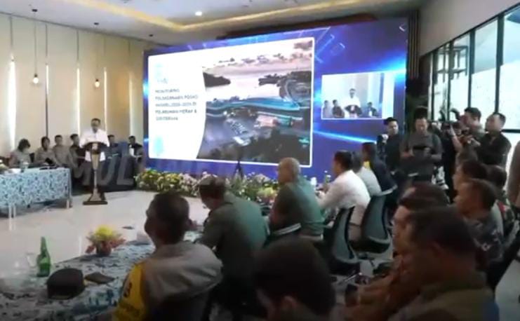 Kapolri Laksanakan Kunjungan Ke Pelabuhan Merak, Kota Cilegon, Banten