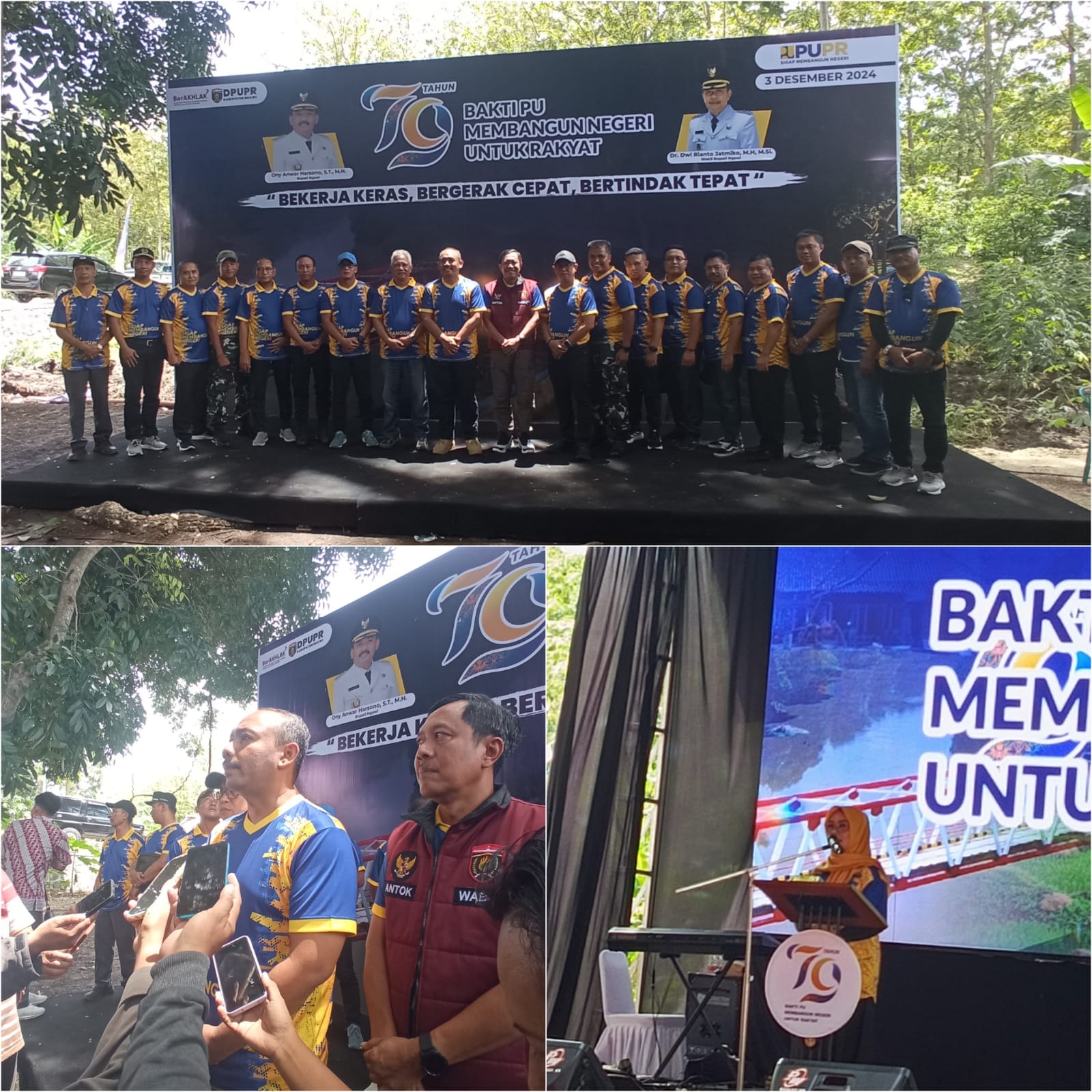 Hari Bakti PUPR Ke – 79 Tahun 2024, Pembangunan infrastruktur Jalan Mantap Capai 97 Persen