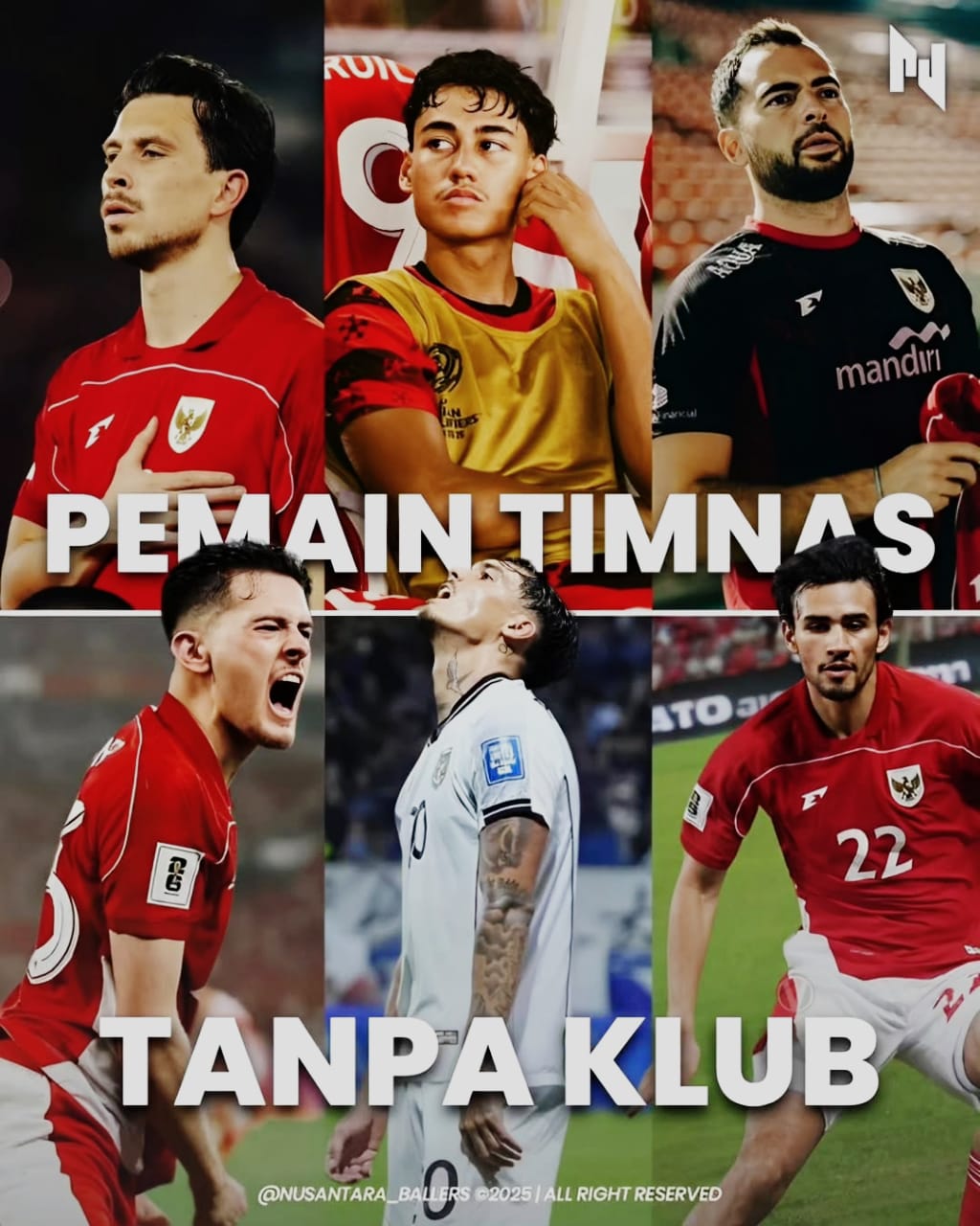 Wow Enam Pemain Keturunan Timnas Senior per 23 Juni 2025 pukul 10.15 WIB Berstatus Tanpa Klub