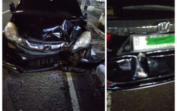 Hendak Masuk Ruko, Mobilio Ditabrak Avanza dari Belakang di Jalan Pajajaran, Bogor