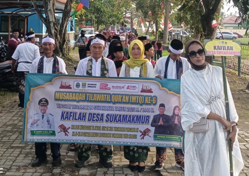 Camat Sukakarya Resmi Membuka MTQ ke-6 Tingkat Kecamatan