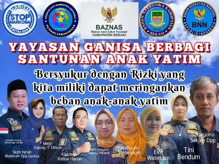 Yayasan GANISA Beri Santunan Anak Yatim, Sunardi Lintang: “Ada Hak Mereka dalam Rezeki Kita”