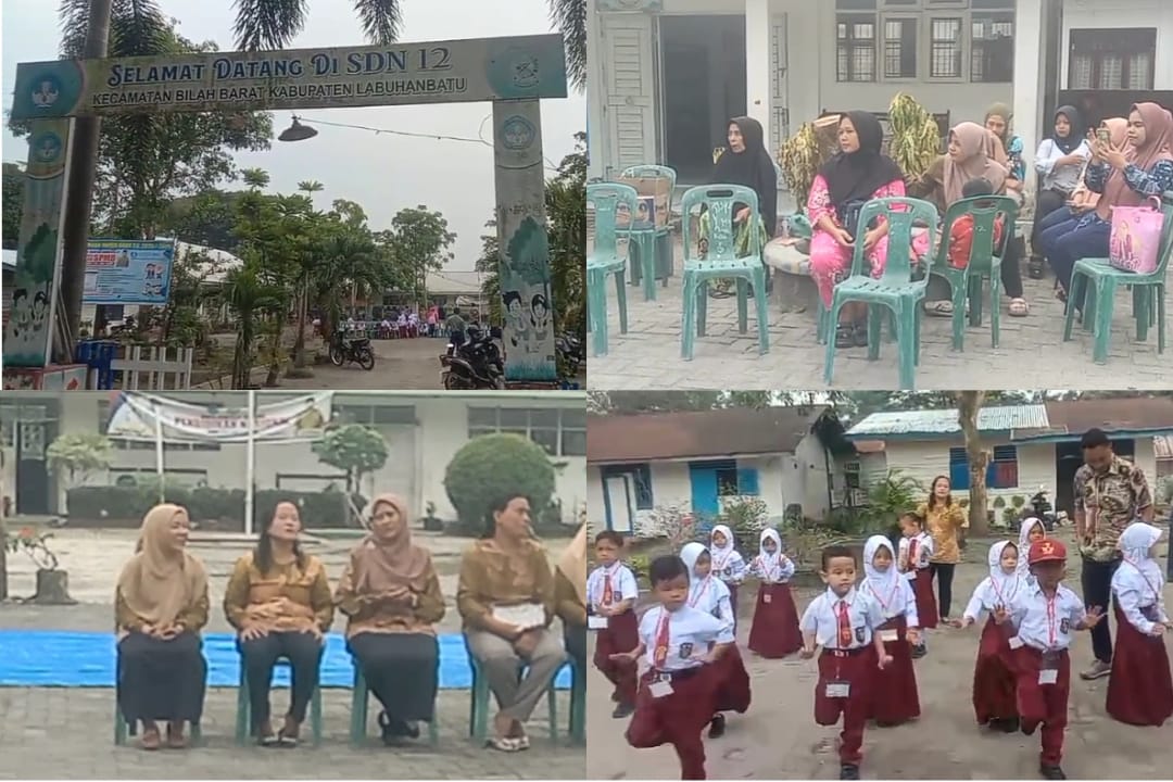 SDN 12 Bilah Labuan Batu Adakan Kegiatan MPLS Di Sambut Para Siswa Sangat Antusias