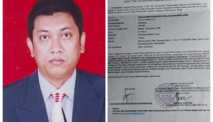 Unggul Sitorus SH: Kapolres dan Kasat Reskrim Melanggar Perkap Peraturan Kapolri Terkait Administrasi Penyidikan Tidak Memberikan Kepastian Hukum Kepada Pelapor