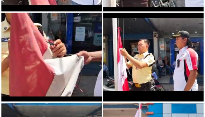 Bendera Kusam Berkibar di BRI Unit Kebun Kopi, Ketua KCBI Batu Bara Ganti dengan Bendera Baru