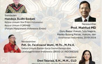 Bergabung di Diskusi Nasional (Dispol Kebangsaan) Seri ke- 50 Vox Point Indonesia : ” Toleransi Bukan Tawaran, Tapi Kewajiban