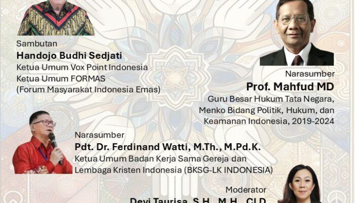 Bergabung di Diskusi Nasional (Dispol Kebangsaan) Seri ke- 50 Vox Point Indonesia : ” Toleransi Bukan Tawaran, Tapi Kewajiban