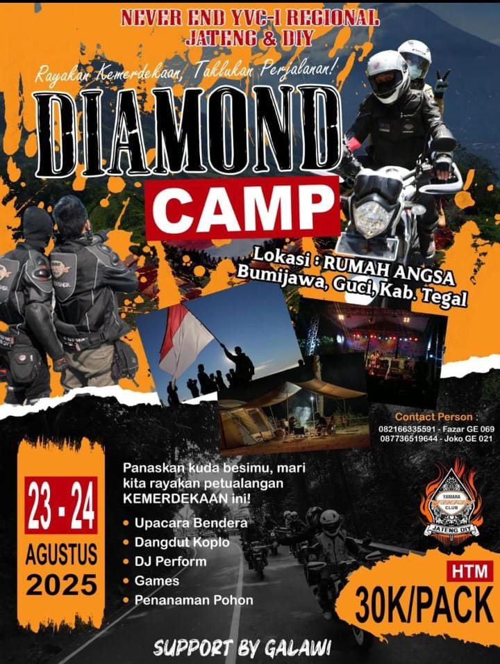 Jateng Lautan Vixion YVC-I Diamond Camp Di Gelar DiTegal
