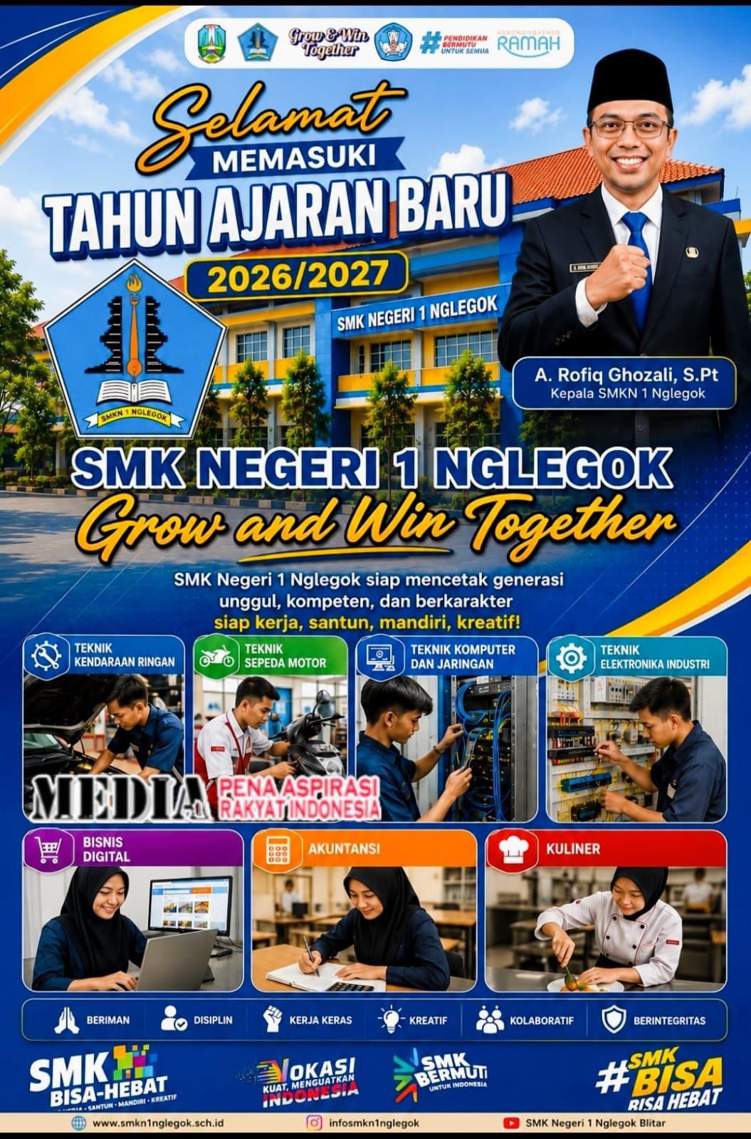 SMK Negeri 1 Nglegok Siap Cetak Generasi Unggul di Tahun Ajaran Baru 2026/2027
