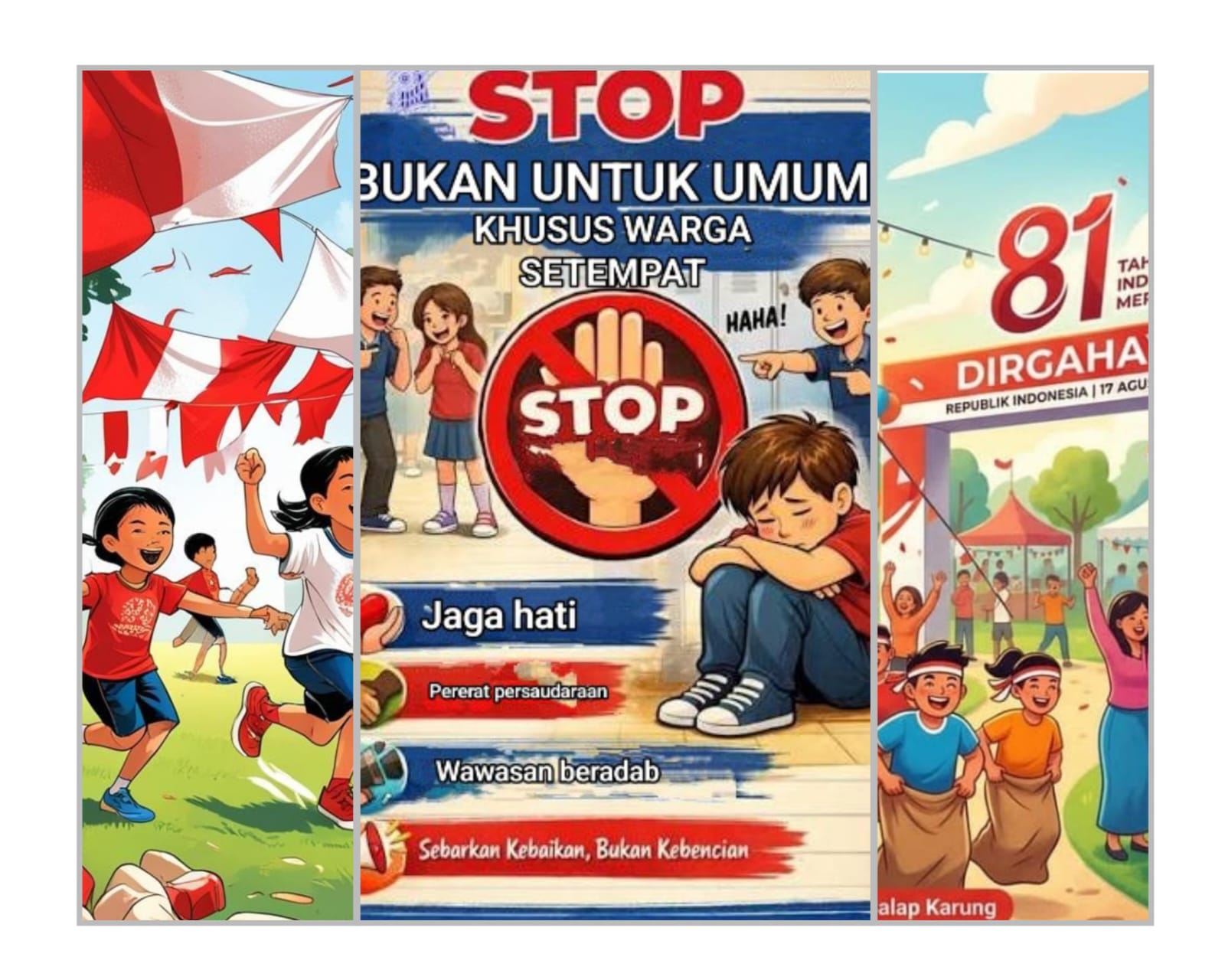Ketat Bak Seleksi CPNS Panitia 17 an RT 03 RW 08 KSB Grande 3 Haramkan Bocah Luar RT Ikut Lomba